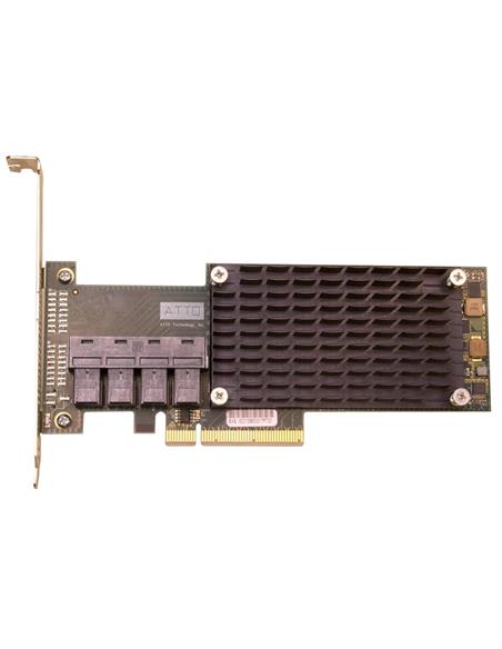 ATTO ExpressSAS x8 PCIe Gen3.0 to 12Gb SAS/SATA 16 Int Port Low Profile