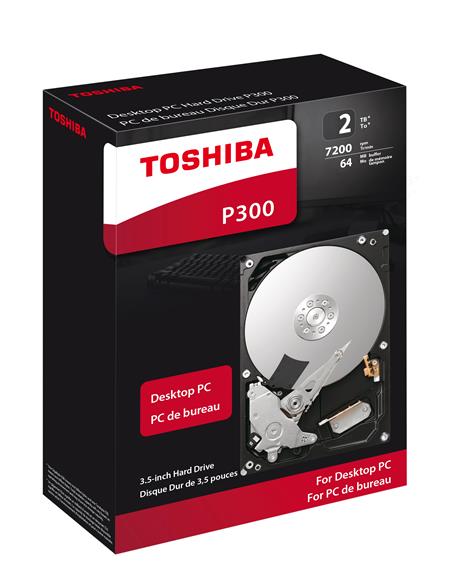 Toshiba P300 2TB-7200rpm 64MB Cache Bulk - Canon Digital Incluido en el precio