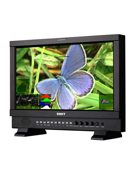 SWIT Monitor Vídeo 17" Studio Monitor with full professional functions, 3G SDI/HDMI, 1920*1080