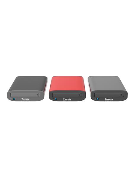 Stardom Disco Portátil USB-C USB3.1 Almacenamiento portátil color Rojo