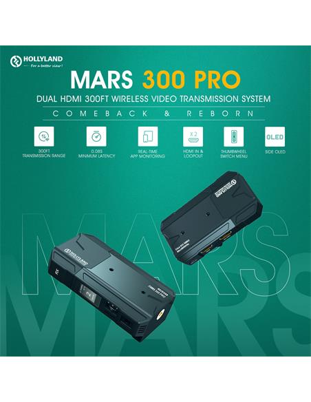Hollyland Mars300 PRO Standard HDMI 100m Sin Antenas