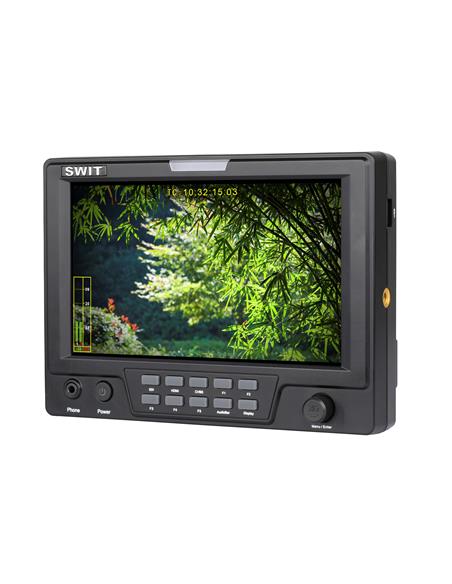 SWIT Monitor Vídeo S-1071H+(LUX), 7" Studio LCD, no plate, SC