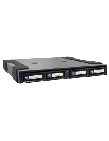 RDX QuikStation 4 RM, 4-Bay, 4x 1Gb Ethernet, removable disk array, 1U rackmount