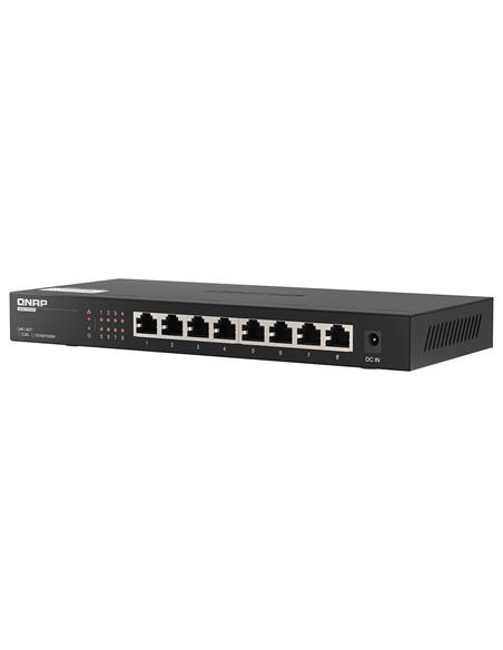 QSW-1108-8T, 8 port 2.5Gbps, 8 ports 2.5Gbps with RJ45, unmanaged switch