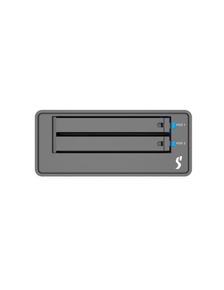 oscuro Objetado judío Stardom Cabina RAID portátil 2 x M.2 SATA SSD, USB 3.2 Gen2 Type-C, con