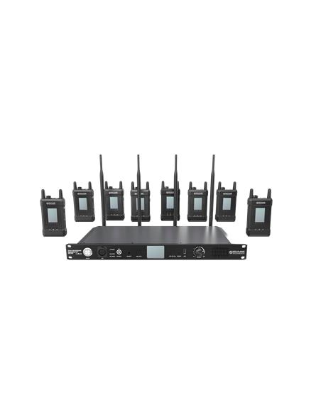 Hollyland Syscom1000T. Sistema Intercom Audio con 6 petacas. 350m, Tally wireless y cable